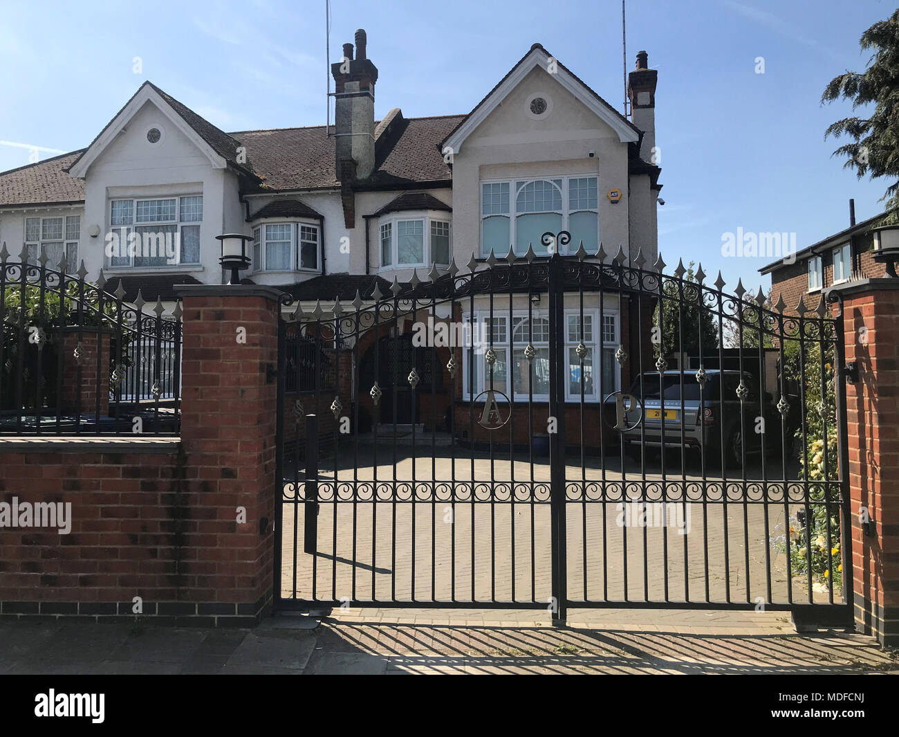 The home of the TV presenter Dale Winton in Jamie Johnson, in