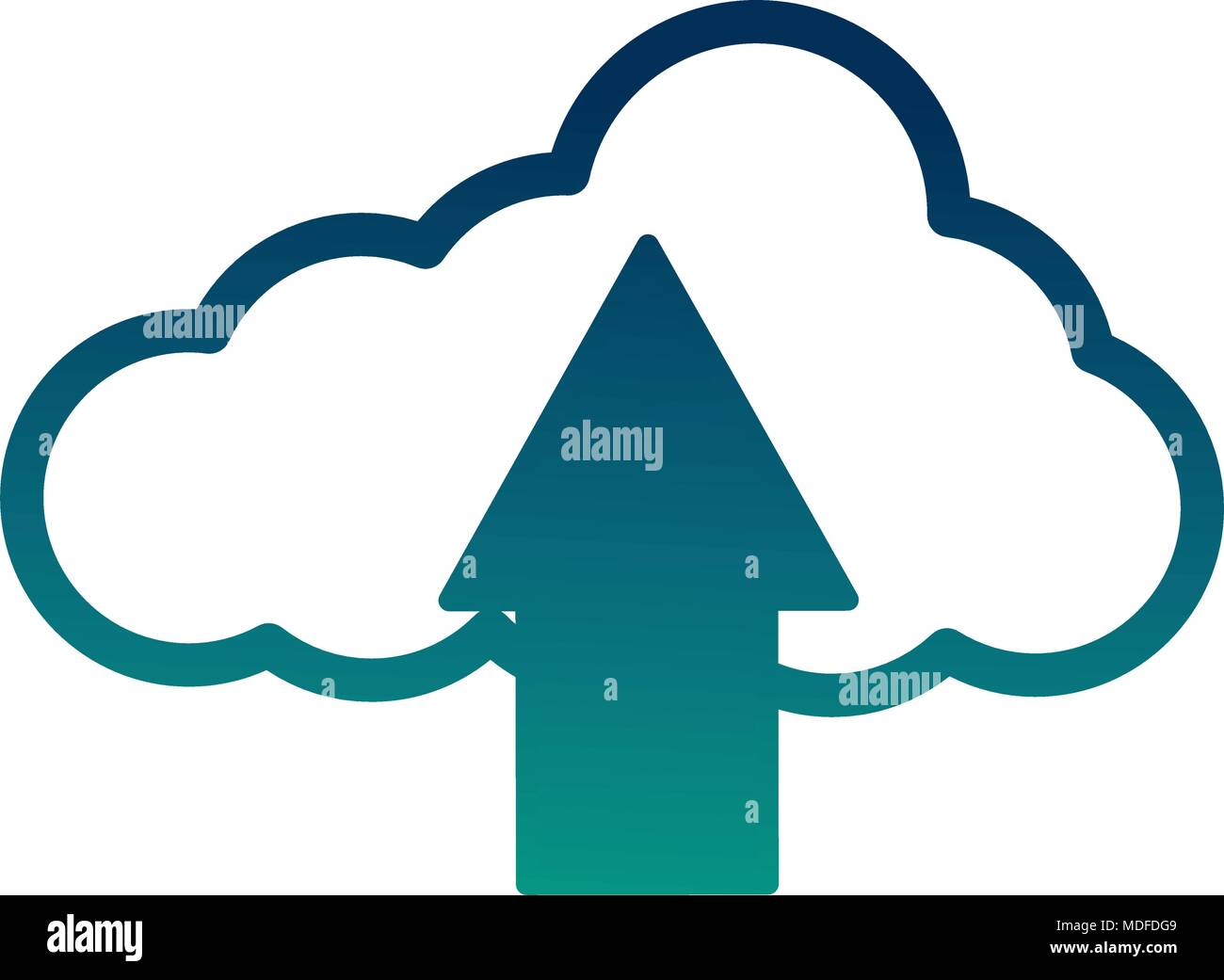 cloud computing data upload information Stock Vector Image & Art - Alamy
