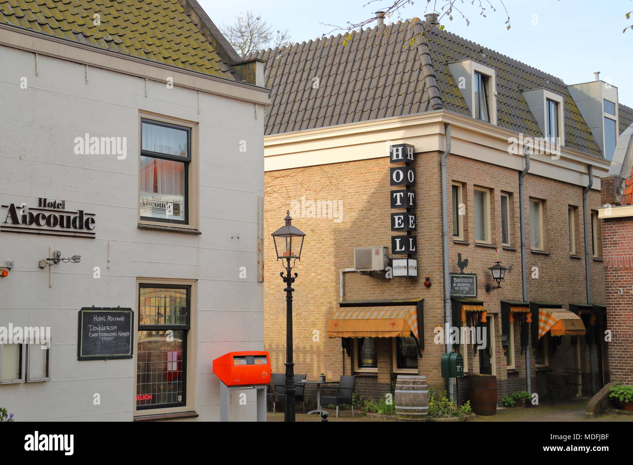 Exterior of Hotel Abcoude in Abcoude, Netherlands Stock Photo