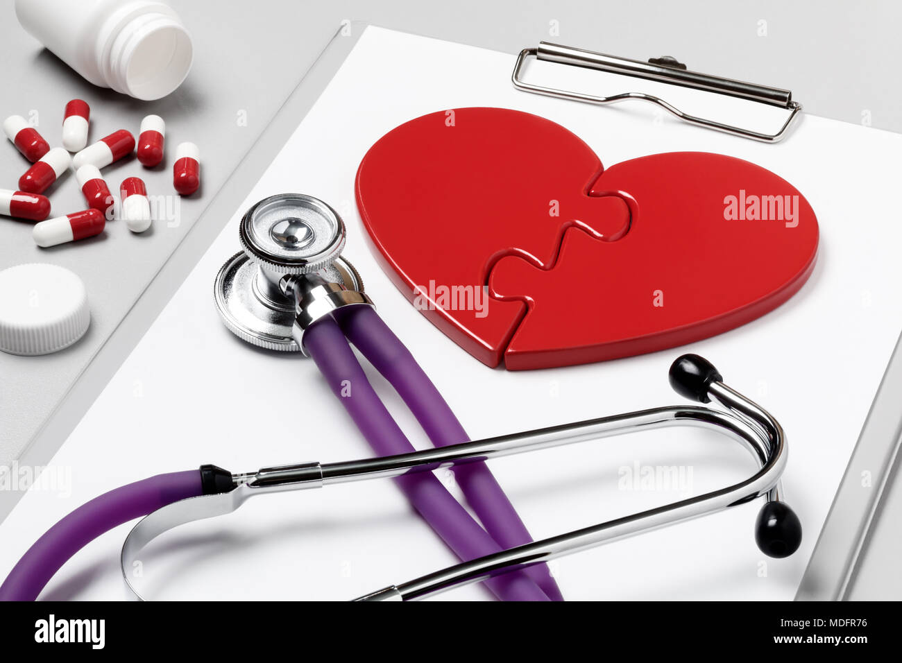 Heart Doctor's Accessories Stock Photo Alamy