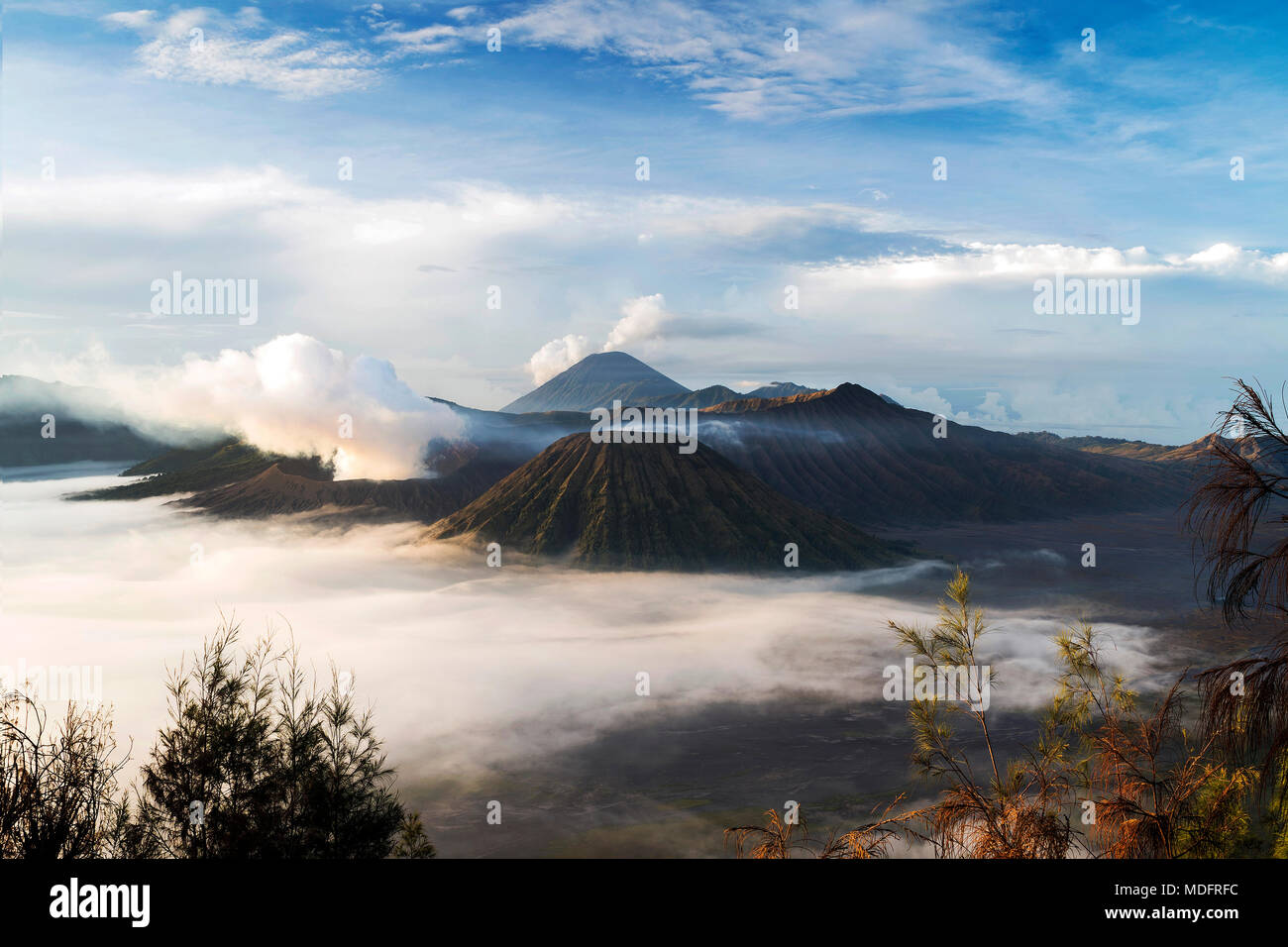 Mt Bromo landscape, East Java, Indonesia Stock Photo - Alamy