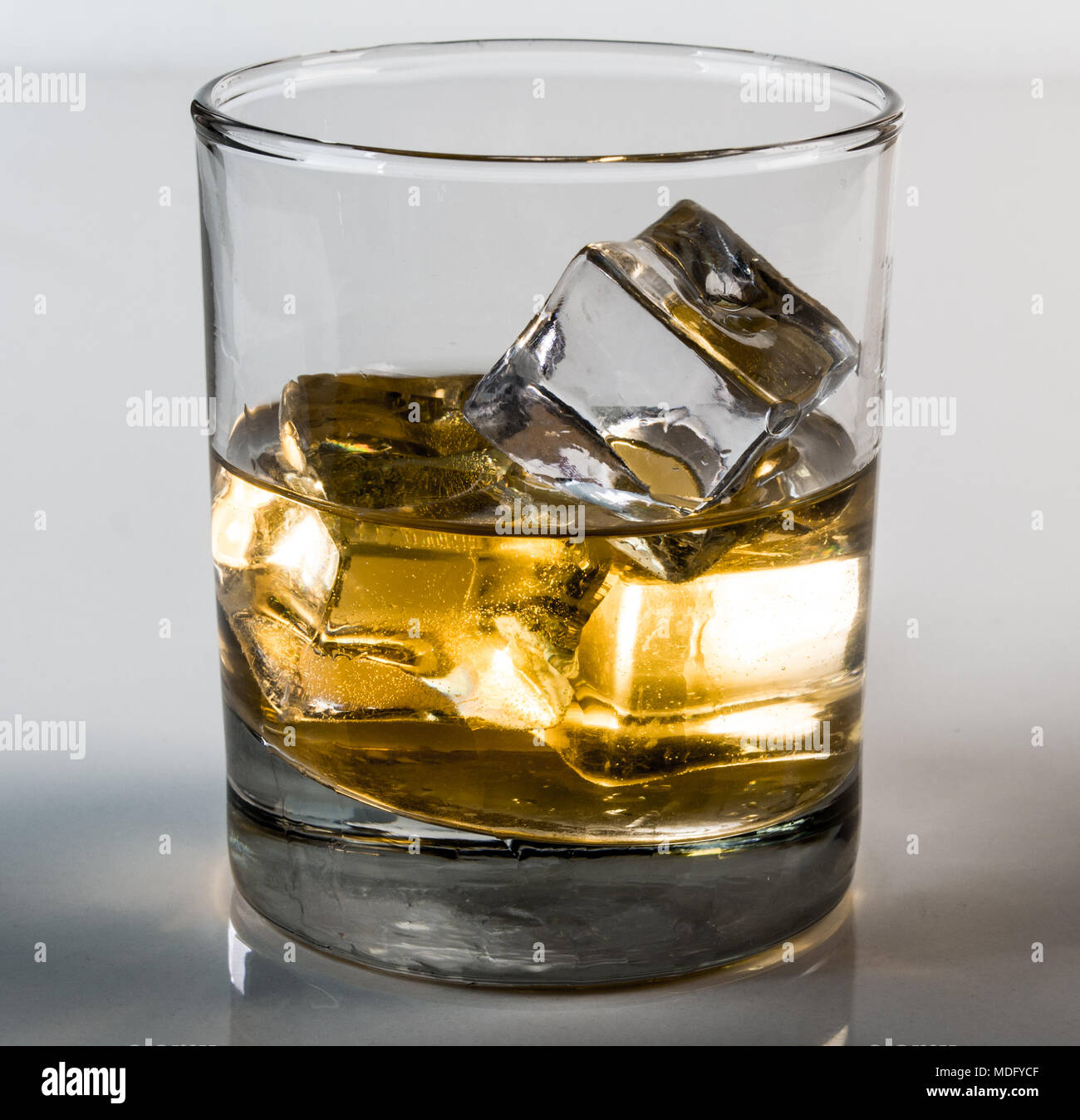 Whiskey with an Ice Ball in a Glass. Stock Photo - Image of lounge, dark:  173206876