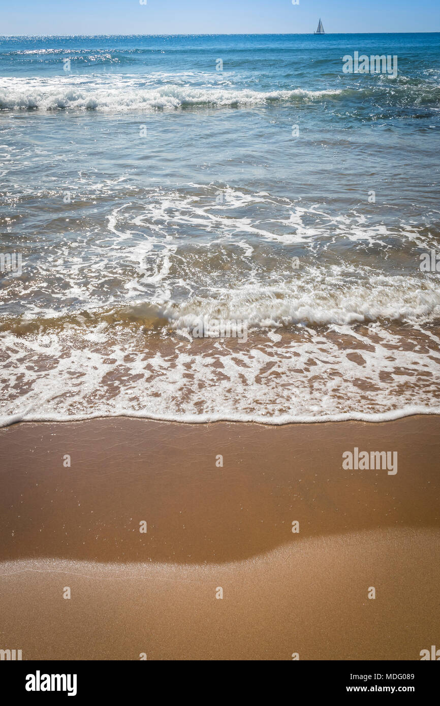 Cartagena, Region of Murcia, Spain. Beach at the Regional Park of Calblanque © ABEL F. ROS/Alamy Stock Stock Photo