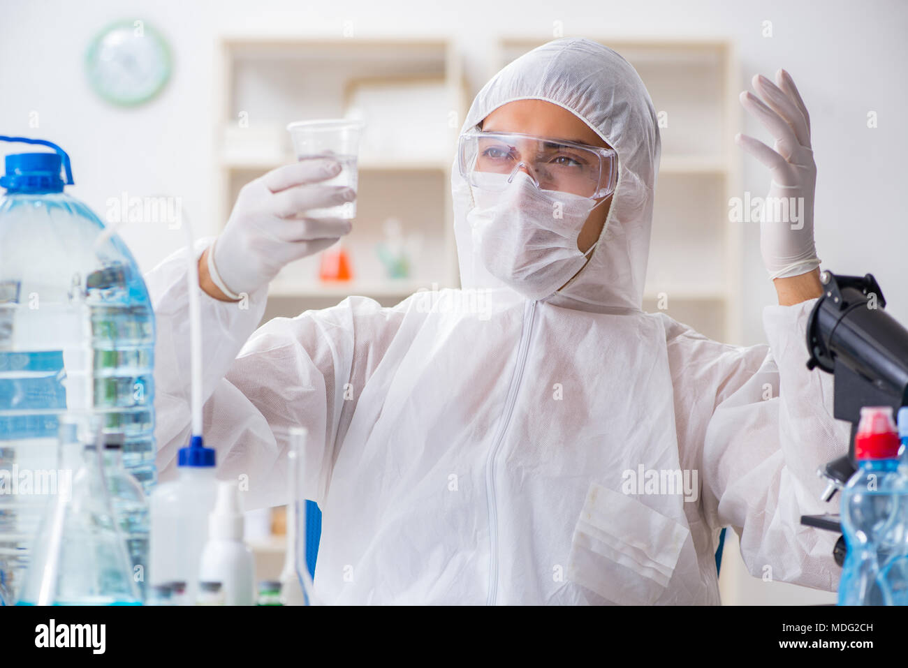 Testing lab mineral water hi-res stock photography and images - Alamy