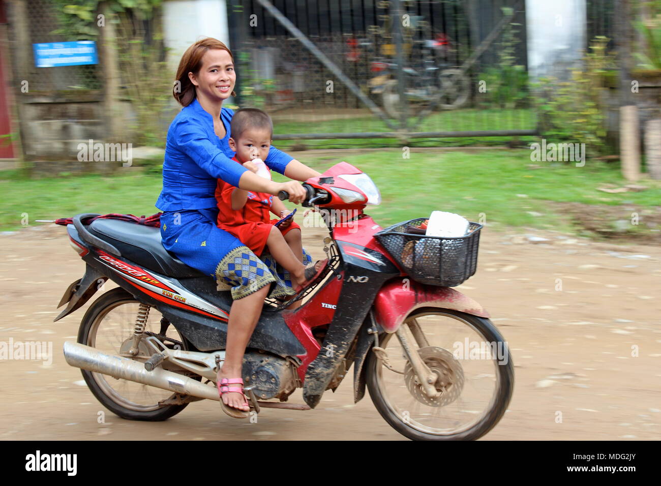 baby on motorcycle