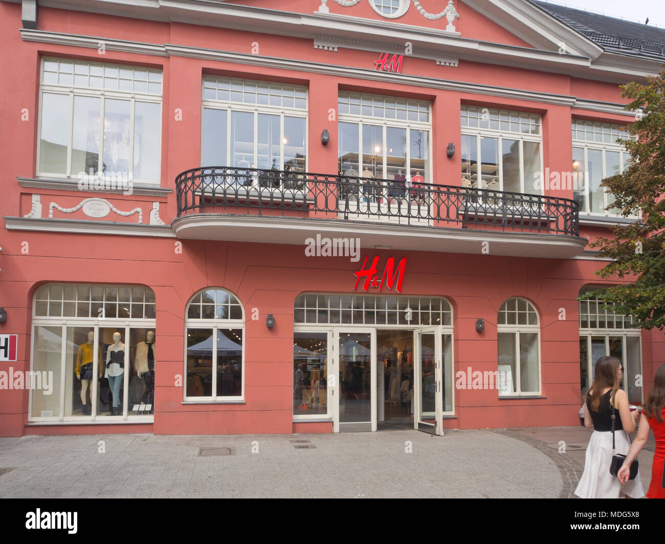 Branch of the Swedish fashion brand H&M in the summer holiday resort town  of Sopot Poland near Gdansk on the Baltic coast Stock Photo - Alamy