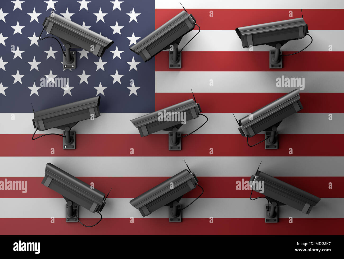 3d illustration of data protection technology privacy concept with many