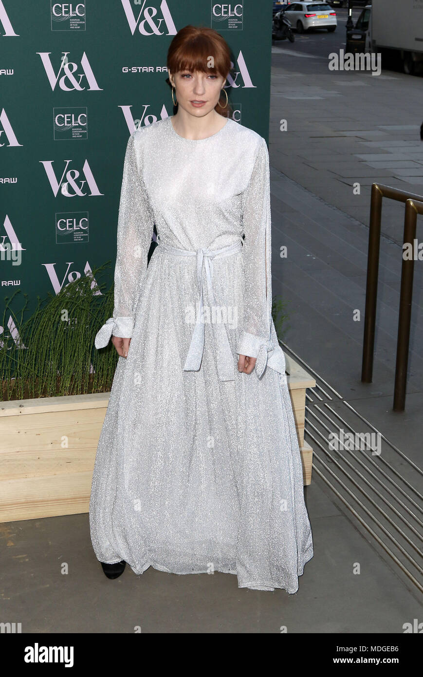 London, UK, 18th April 2018. Nicola Roberts attends the Fashioned From  Nature Event, V and A Museum in London Stock Photo - Alamy