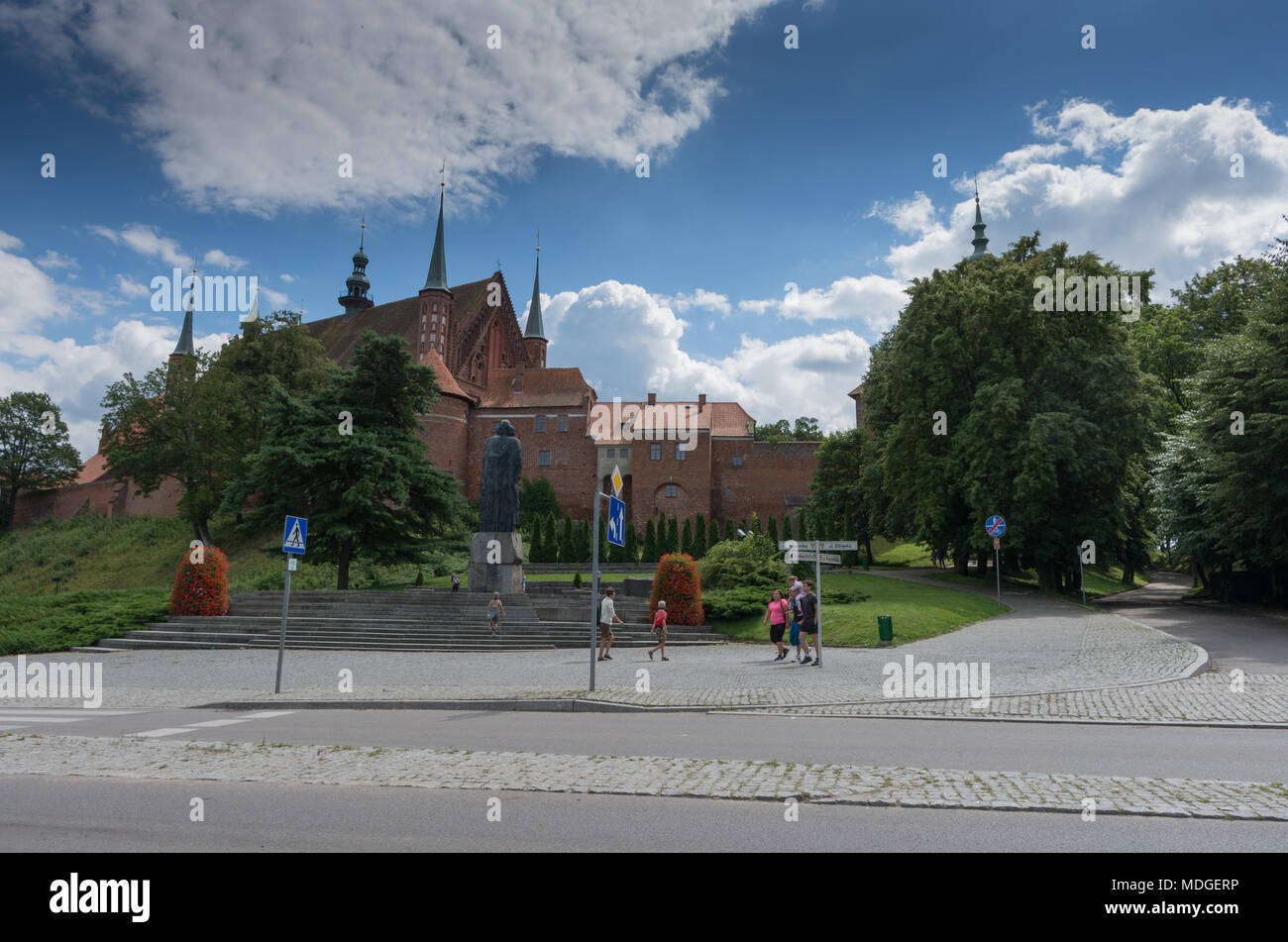 Cathedral Hill, Frombork (Frauenburg), northern Poland Stock Photo