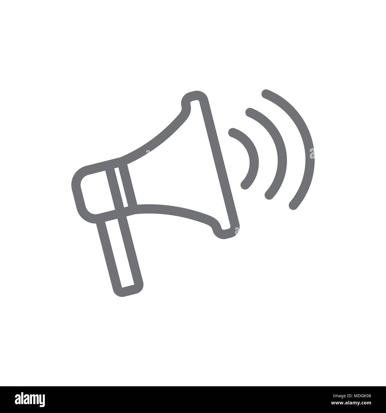 Spokesperson icon person in marketing position networks and