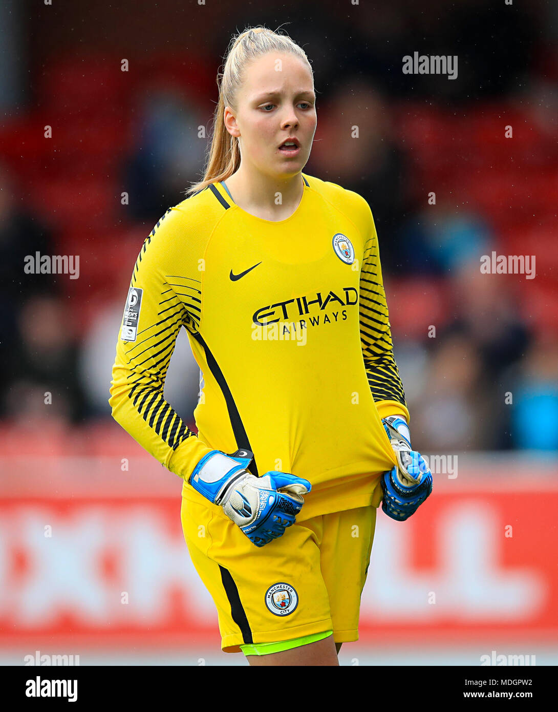 Manchester City Women goalkeeper Ellie Roebuck Stock Photo - Alamy