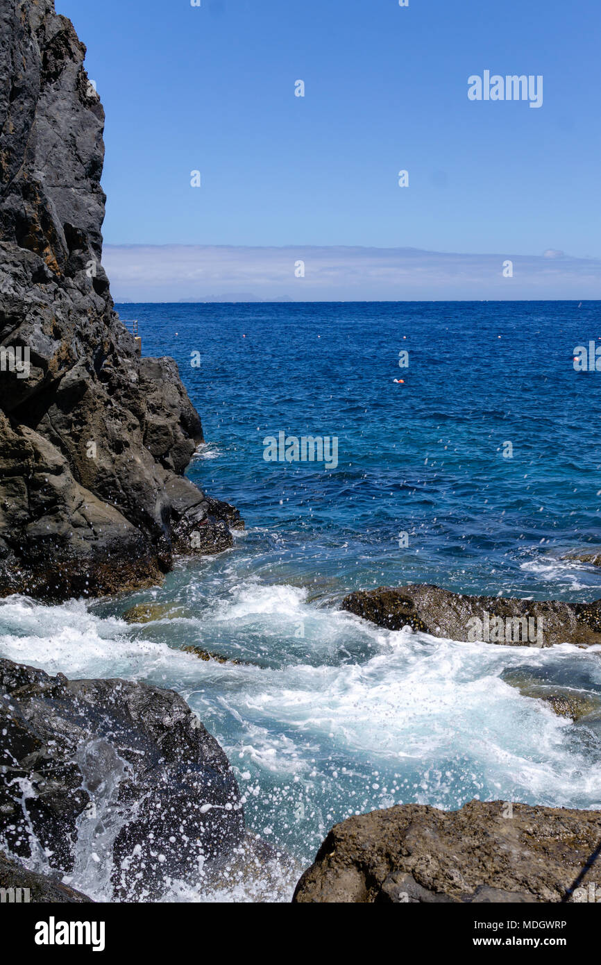 Female breaking rock hi-res stock photography and images - Alamy