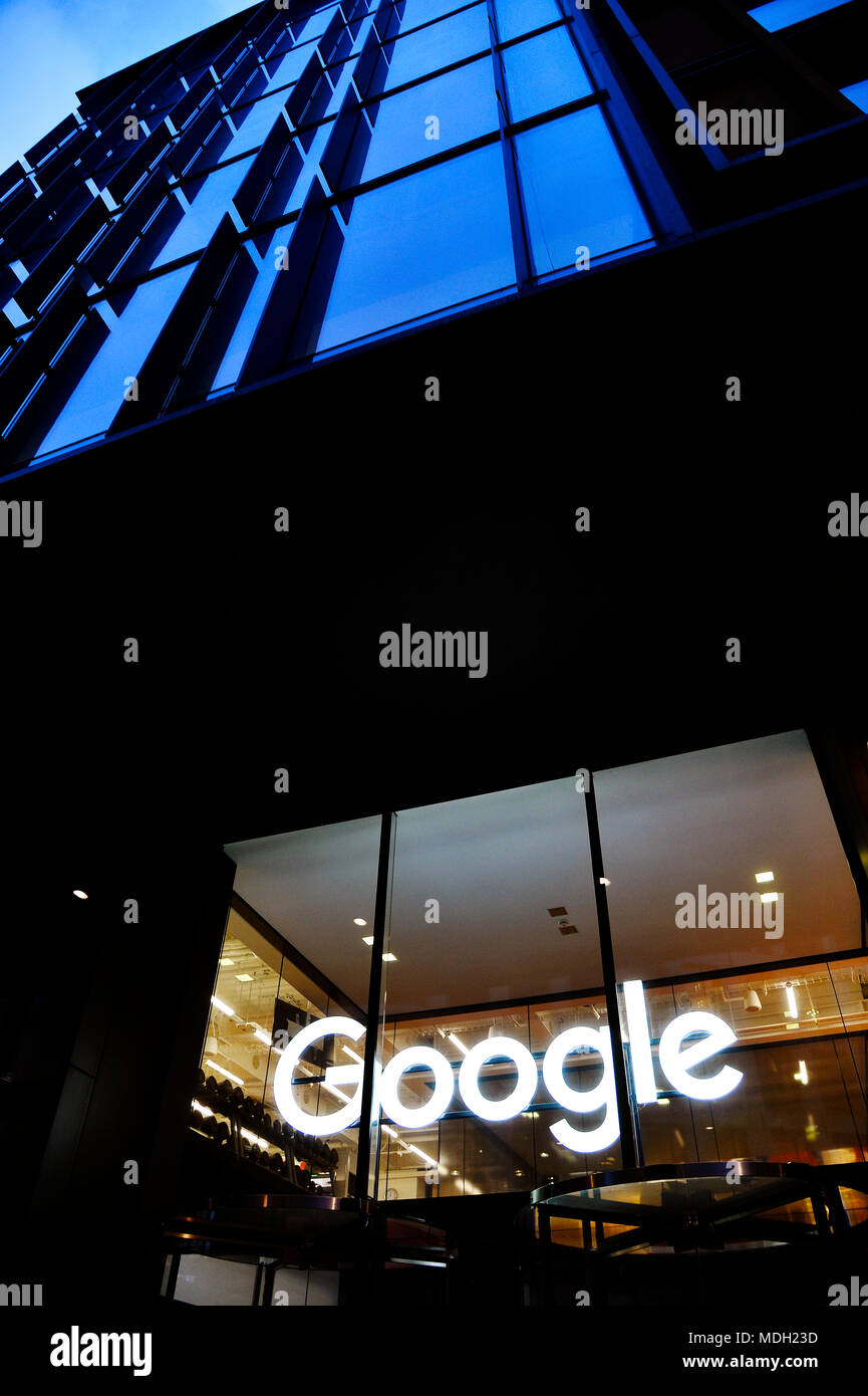 Google office in London - London - England Stock Photo