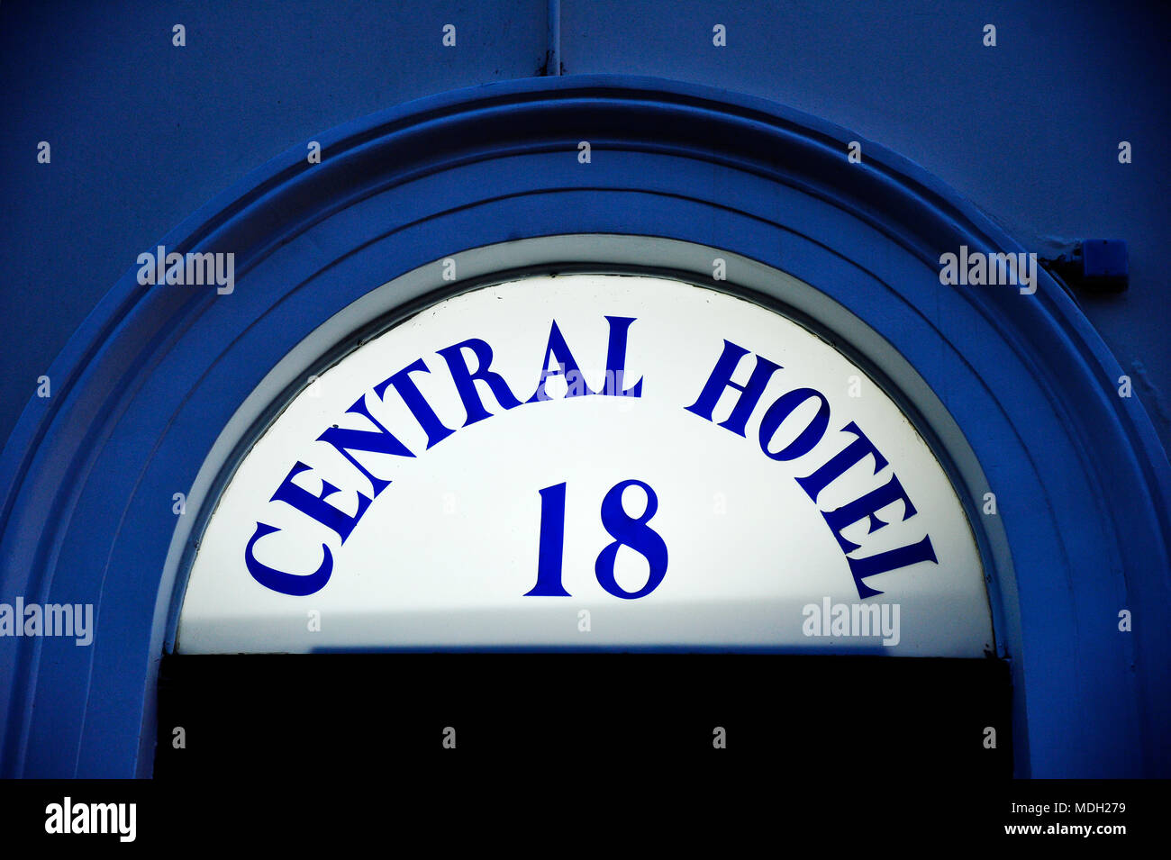 Hotel sign Argyle street London England Stock Photo Alamy
