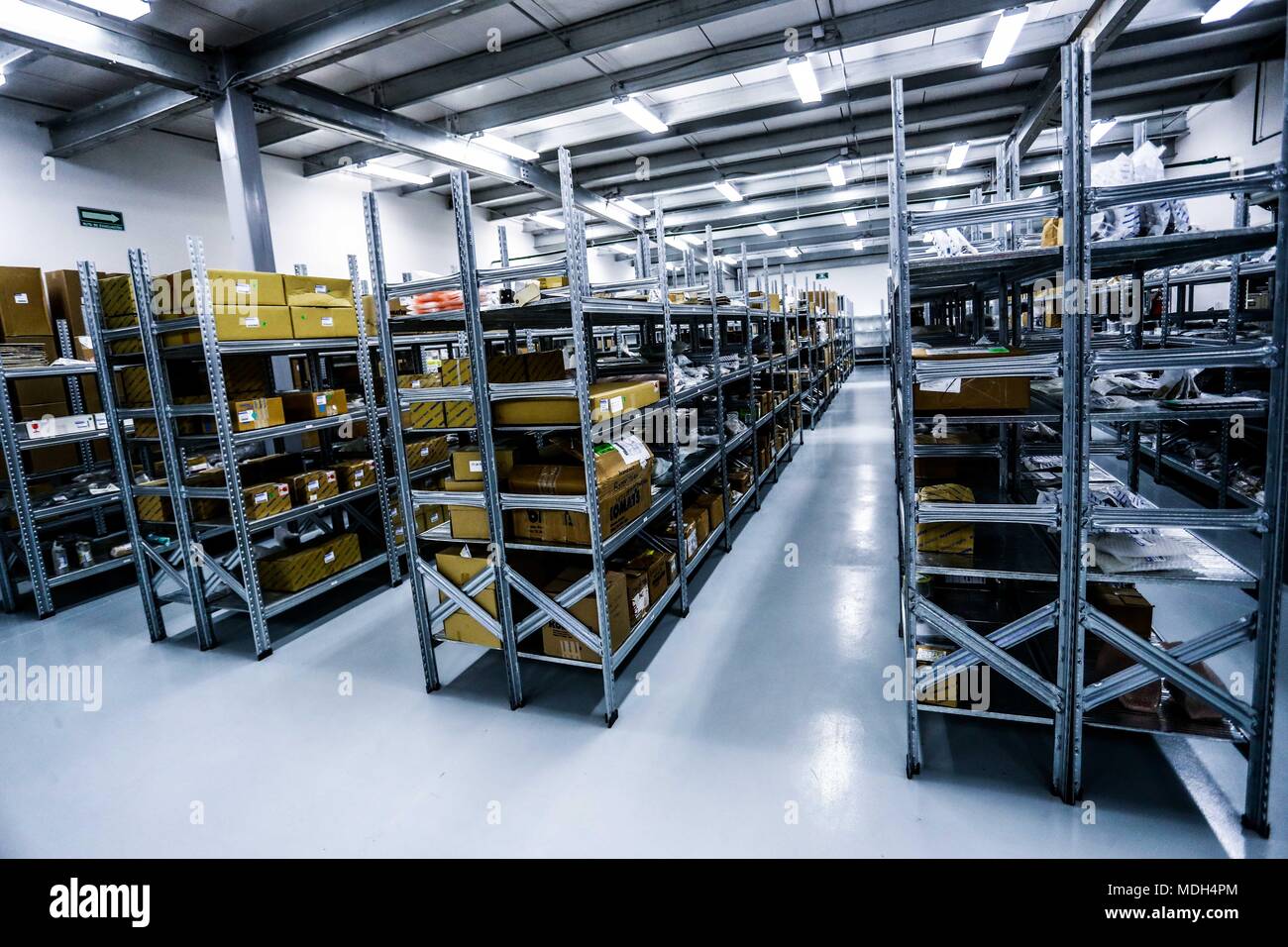 store and offices Komatzu.venta of machinery, equipment or indistrial equipment. refaccionaría and machinery for the mining industry. Komatsu Limited Stock Photo