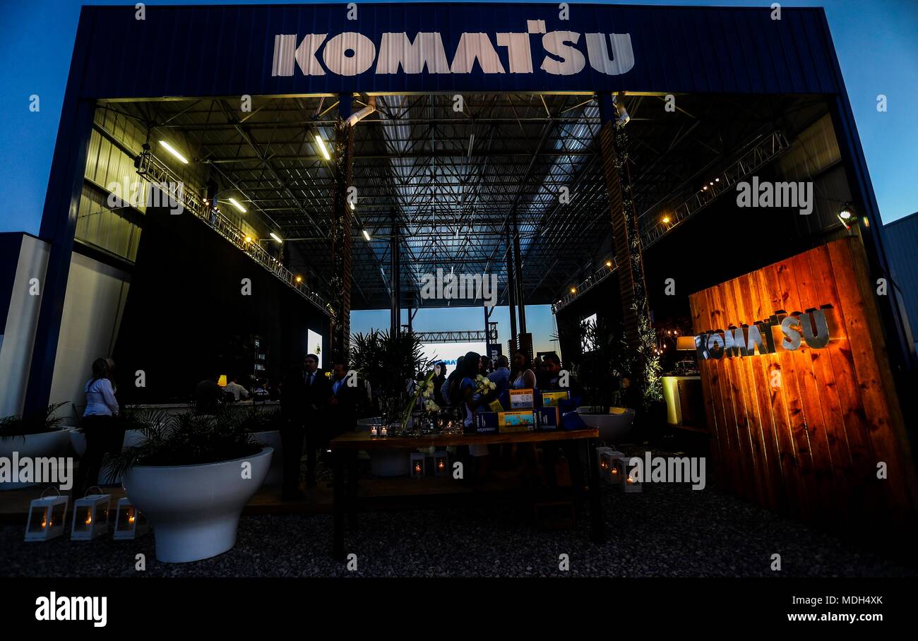 store and offices Komatzu.venta of machinery, equipment or indistrial equipment. refaccionaría and machinery for the mining industry. Komatsu Limited Stock Photo