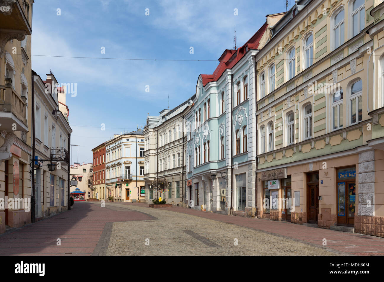 Historical architecture in Tarnow / Poland Stock Photo Alamy