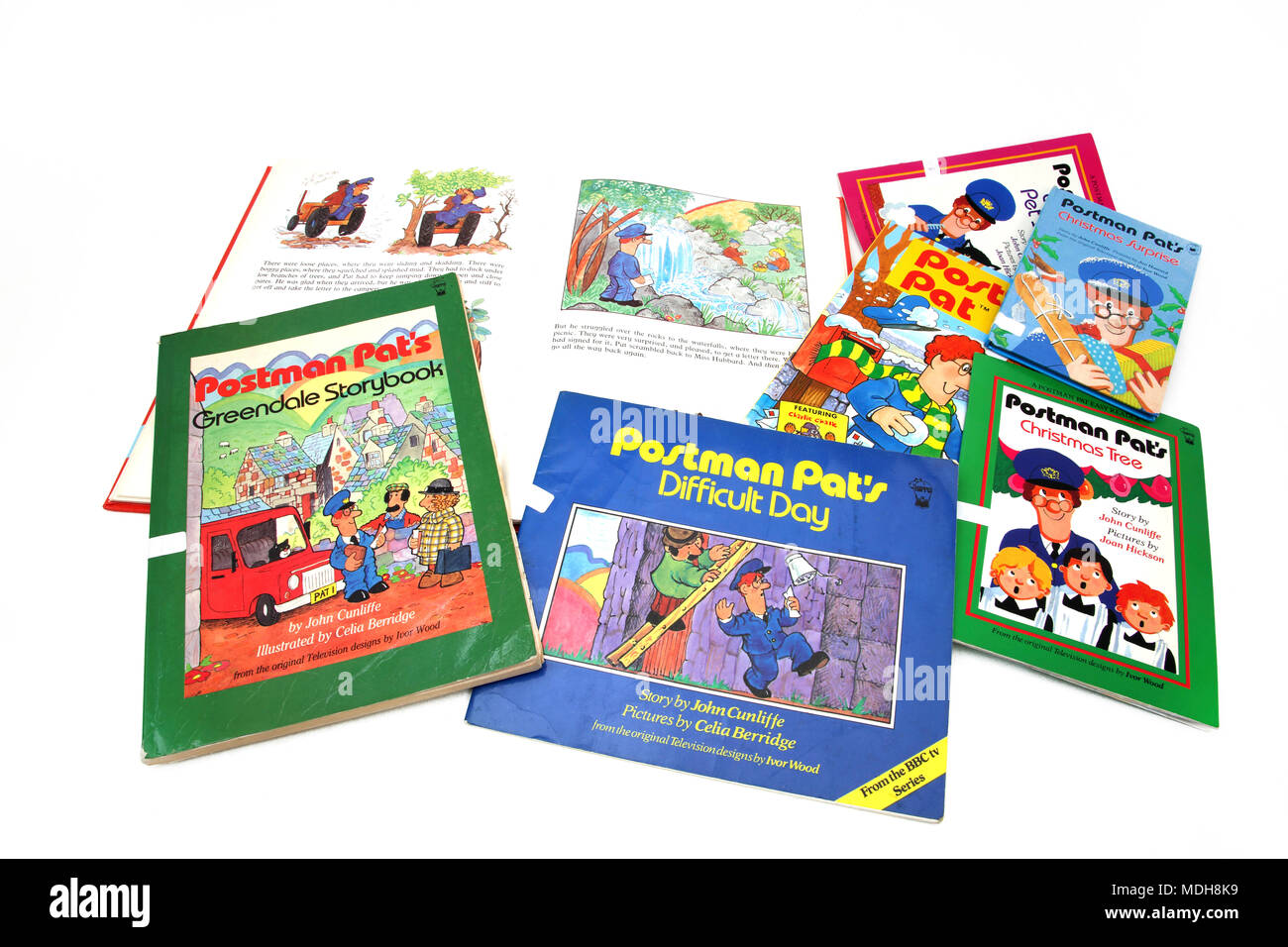 Collection of Postman Pat Books Stock Photo - Alamy