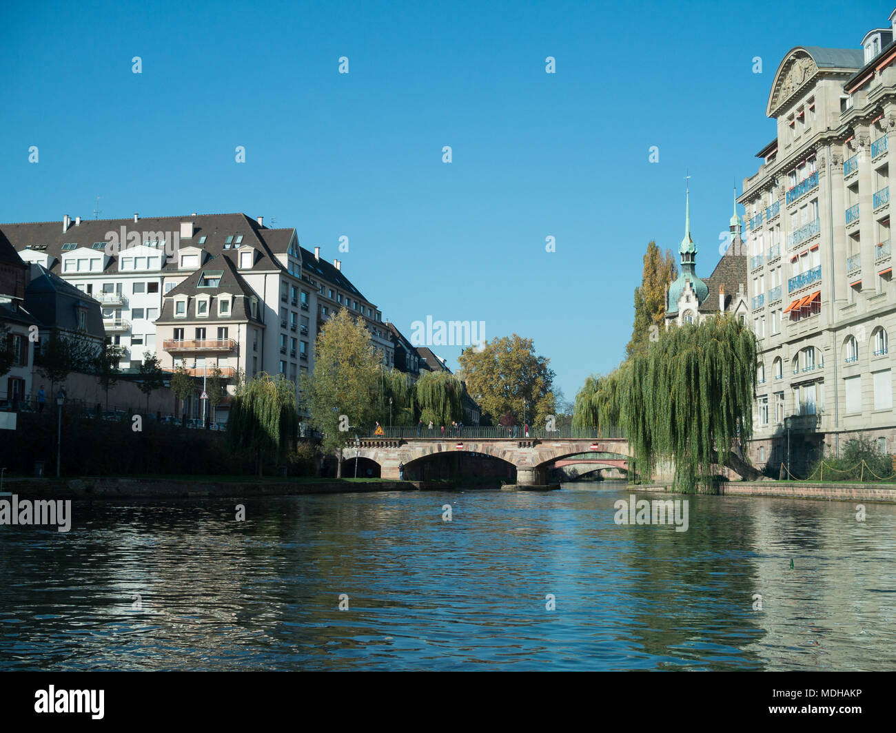 Ill River, Strasbourg Stock Photo