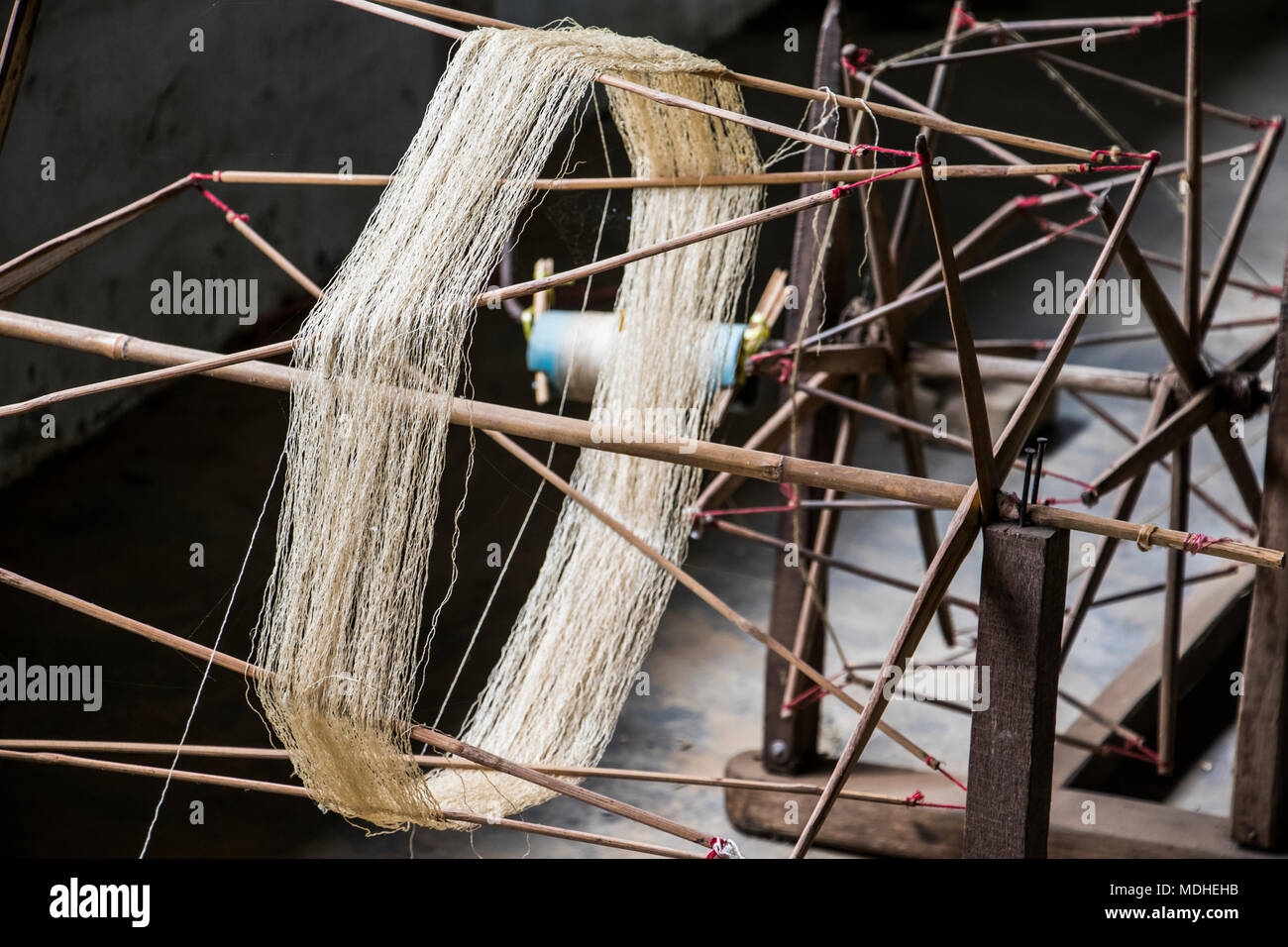 Silk reel hi-res stock photography and images - Alamy