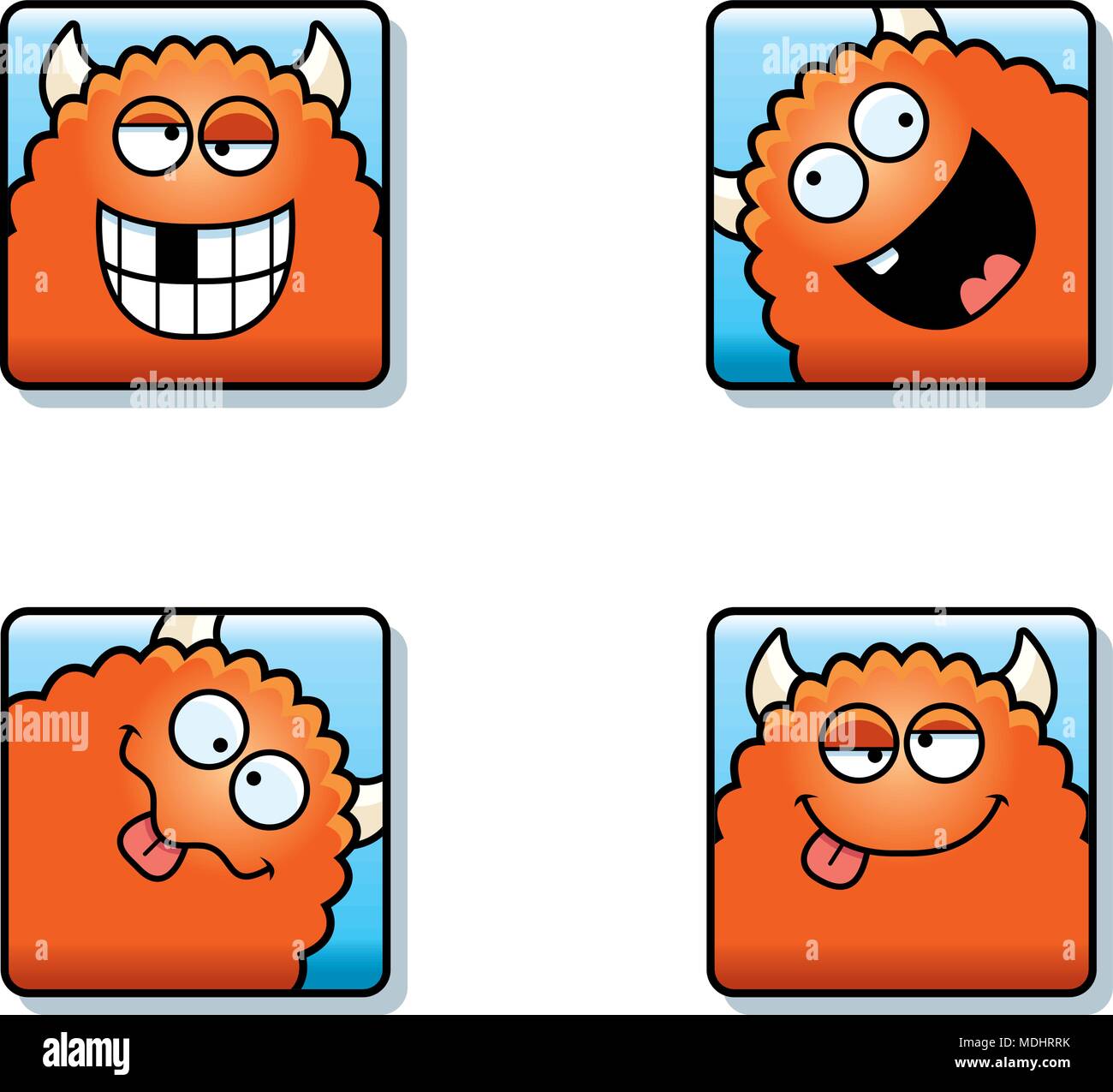 Silly monster cartoon hi-res stock photography and images - Alamy