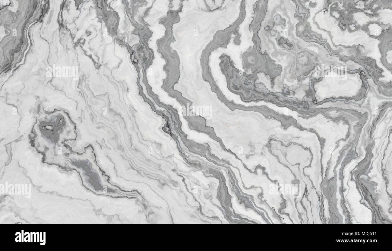 White marble pattern with curly grey and black veins. Abstract texture and  background. 2D illustration Stock Photo - Alamy