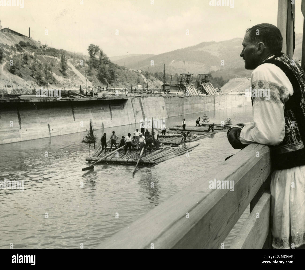 Lenin hydropower plant, Bicaz, Romania 1960s Stock Photo Alamy