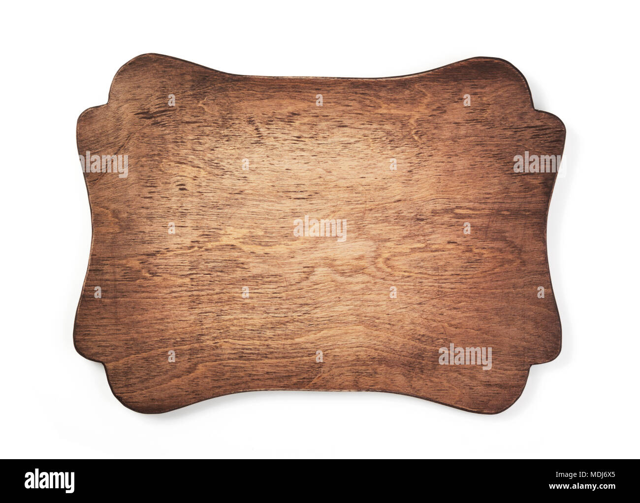 wooden sign board isolated on white background Stock Photo - Alamy