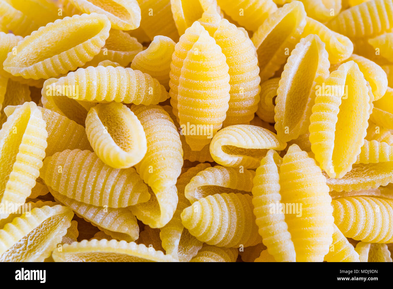 Italian pasta (gnocchetti sardi) Stock Photo