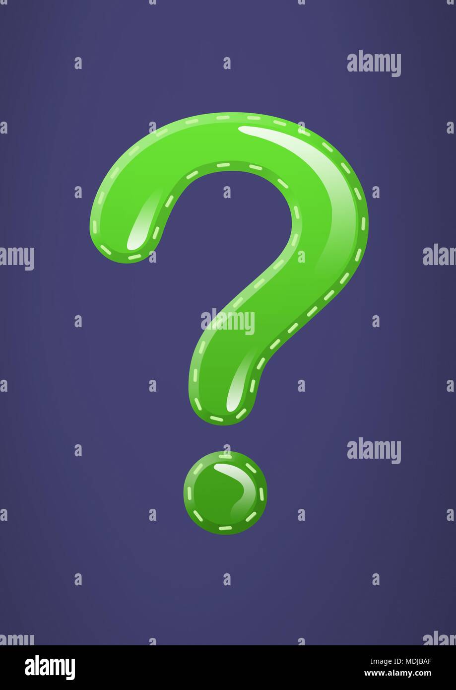 Green Question Mark High Resolution Stock Photography and Images Alamy