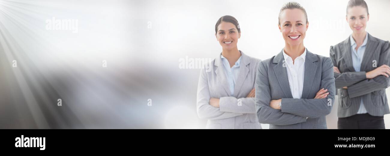 Woman crossed legs standing office hi-res stock photography and images ...