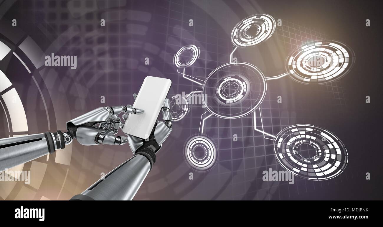 Digital composite android hand hi-res stock photography and images - Alamy