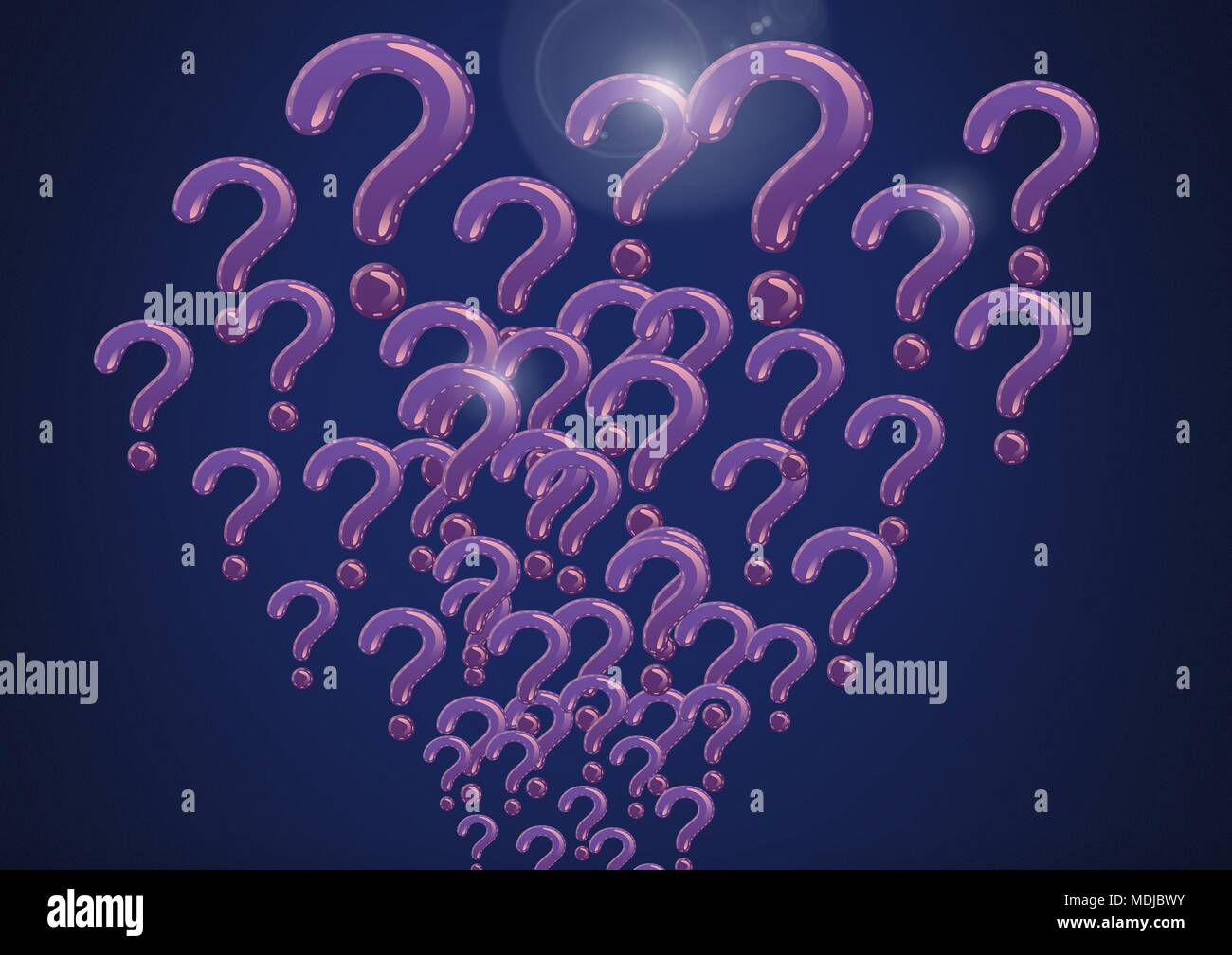 blue question marks Stock Photo Alamy