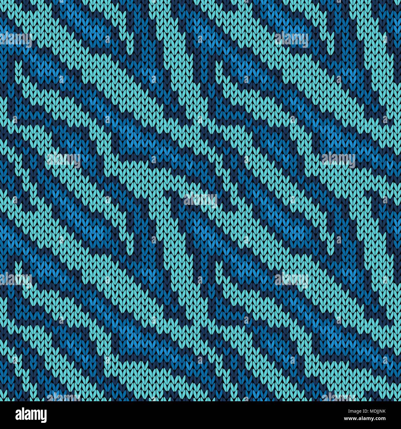 Seamless camouflage background, knitting vector pattern as a fabric ...