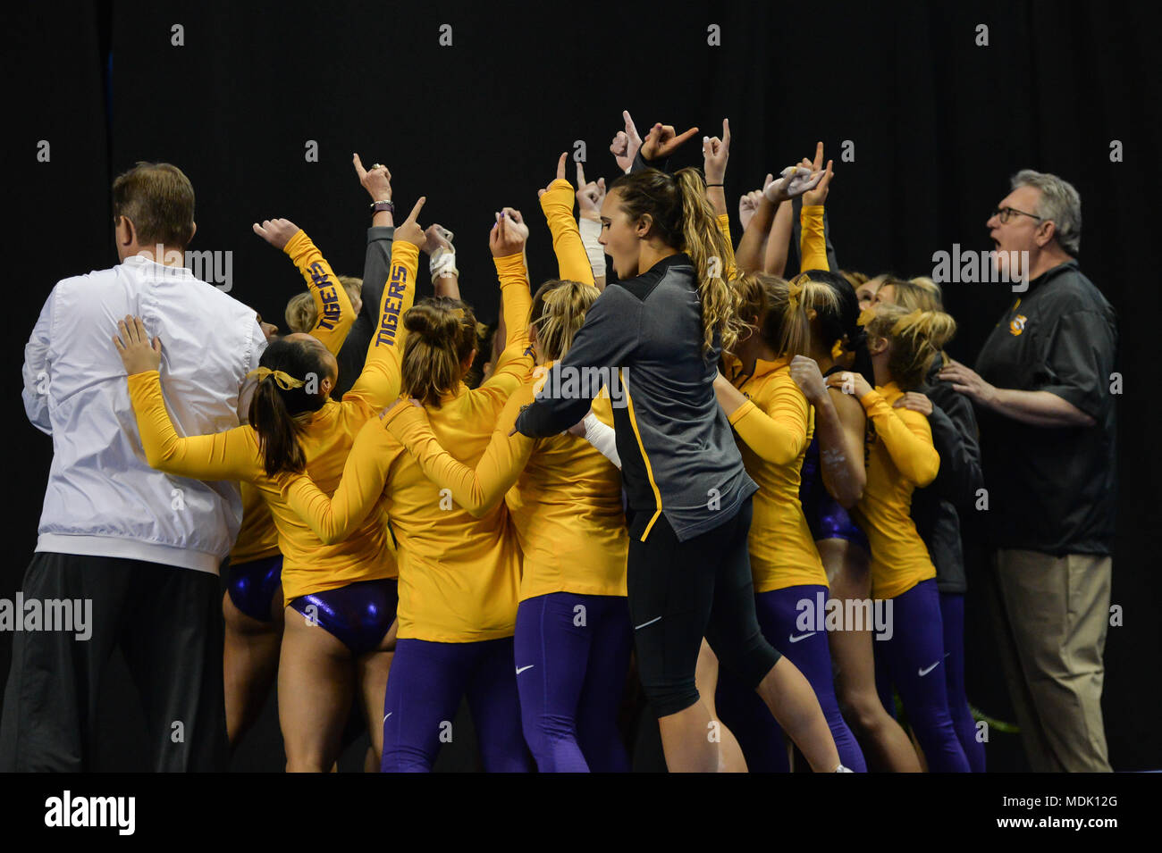 Lsu gymnastics hires stock photography and images Alamy