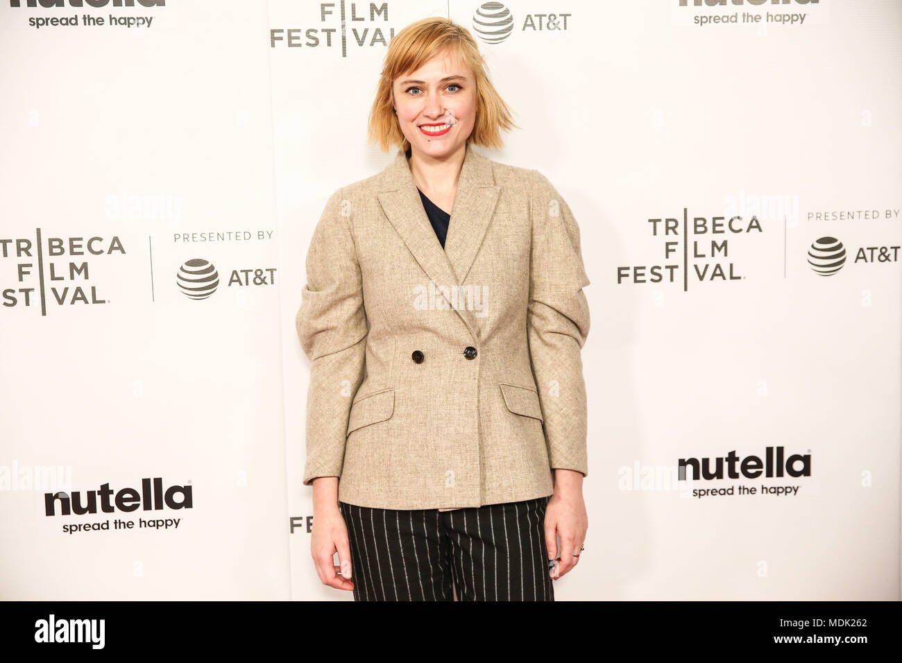 New York, NEW YORK, USA. 19th Apr, 2018. Malina Manovici attends the