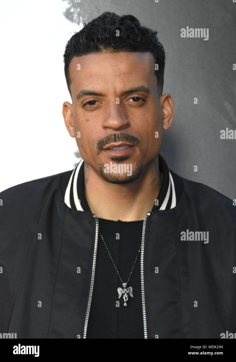 Los Angeles, USA. 19th Apr, 2018. American basketball player Matt