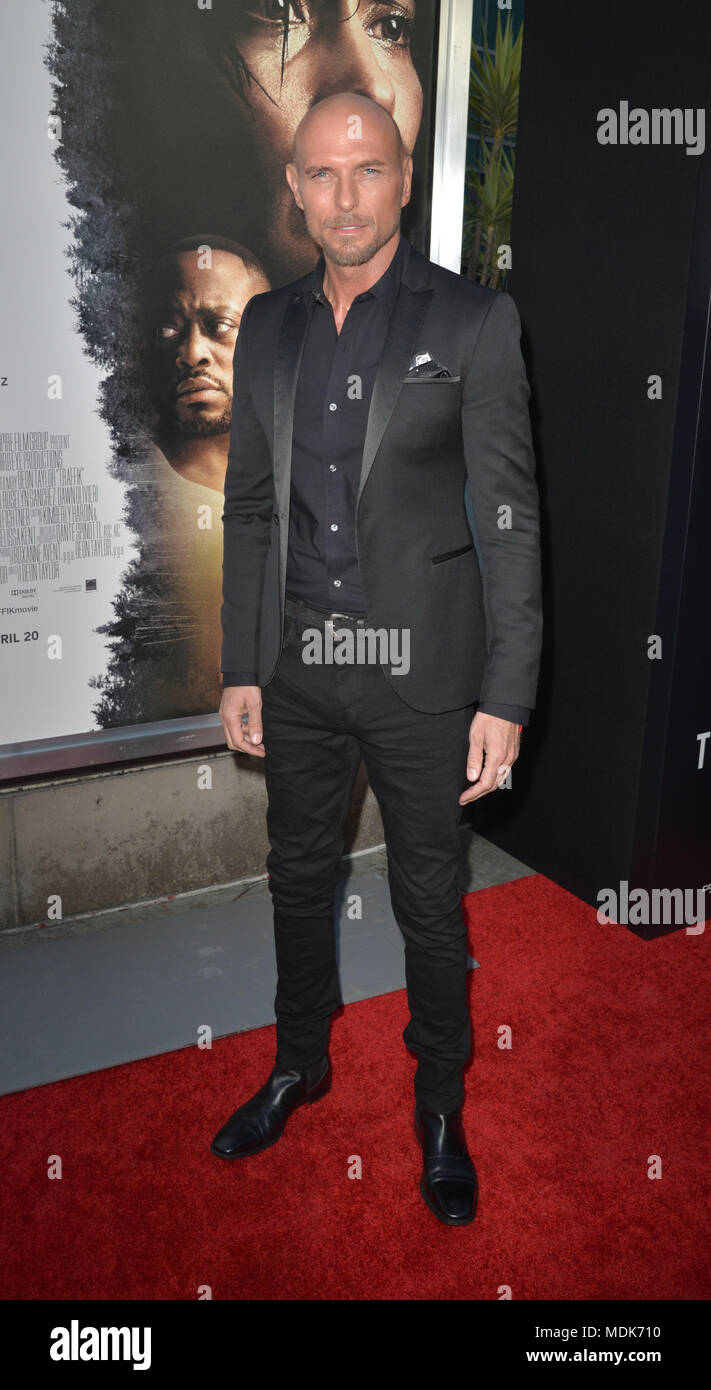 LOS ANGELES, CA- APR.19: Luke Goss at the Los Angeles premiere of TRAFFIK at the ArcLight Hollywood on April 19, 2018 in Los Angeles, California.Credit: Koi Sojer/Snap'N U Photos/Media Punch Stock Photo