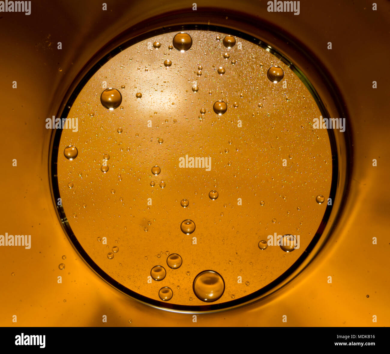 Bubble yellow background.Waterdrop yellow background Stock Photo - Alamy