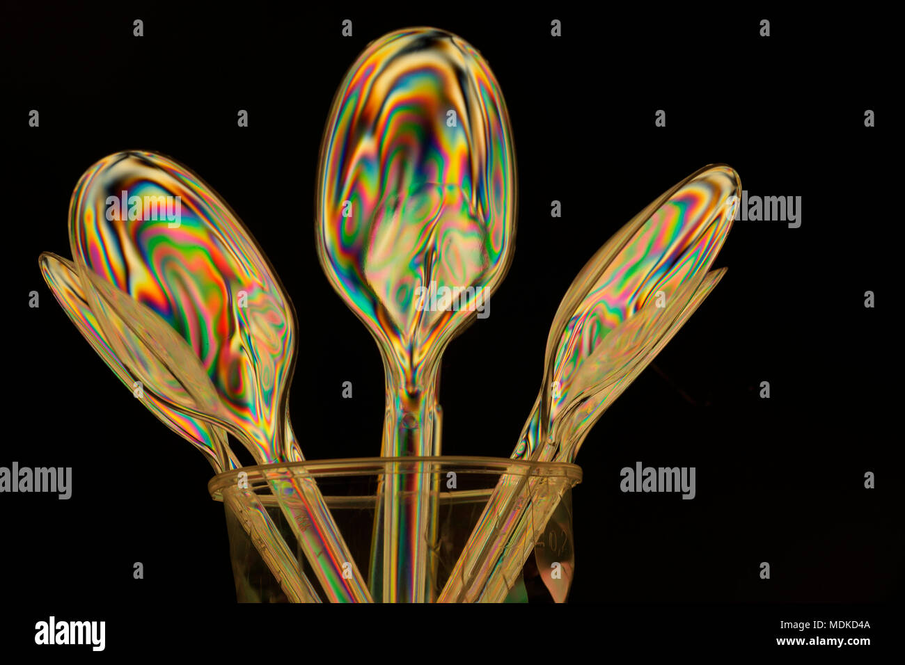 Cross Polarisation Stock Photo