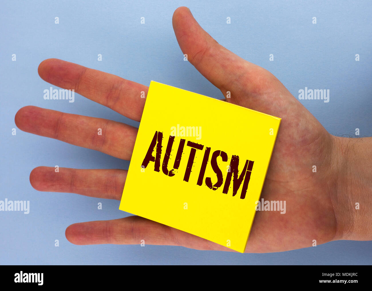 Text sign showing Autism. Conceptual photo Autism Awareness conducted ...