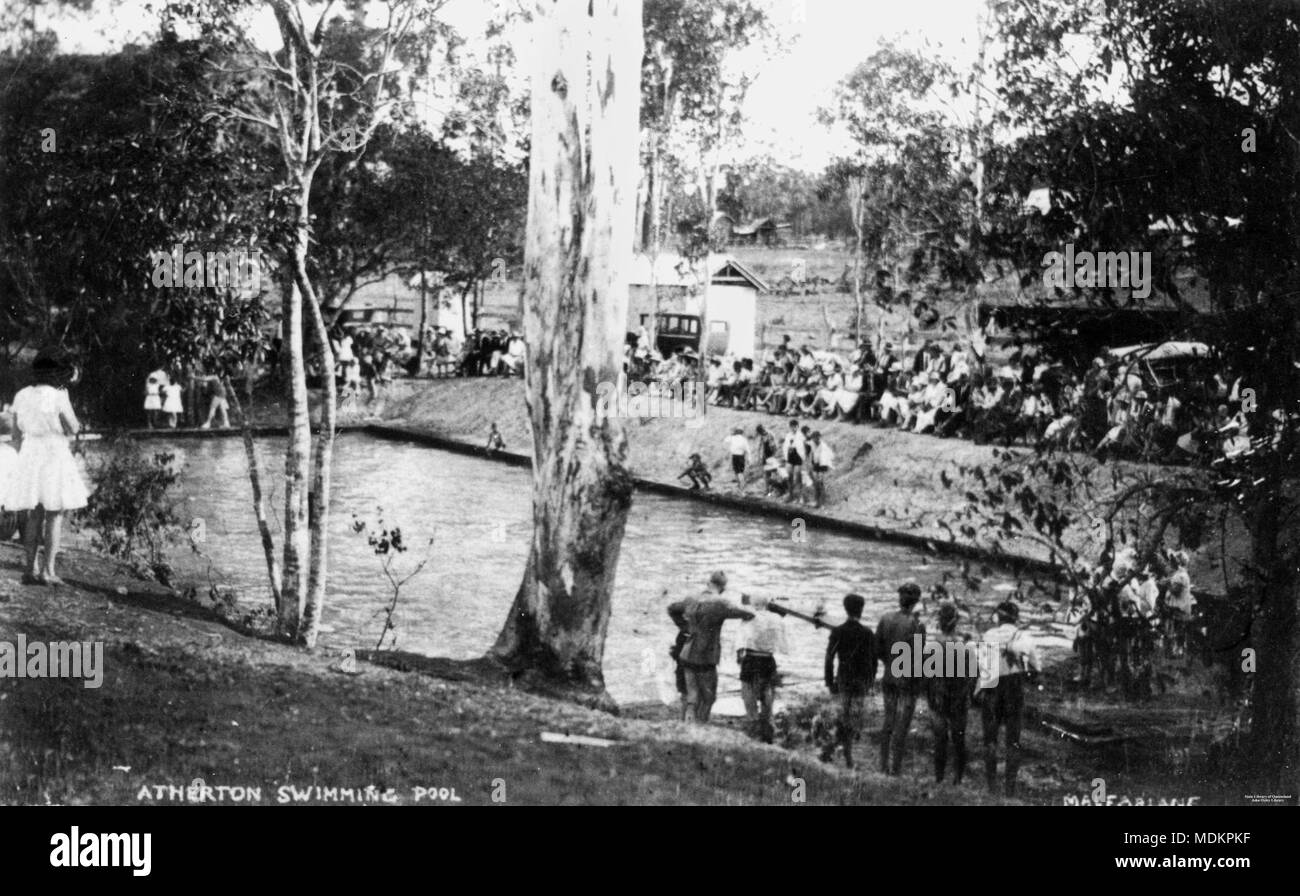 Atherton swimming pool Stock Photo Alamy