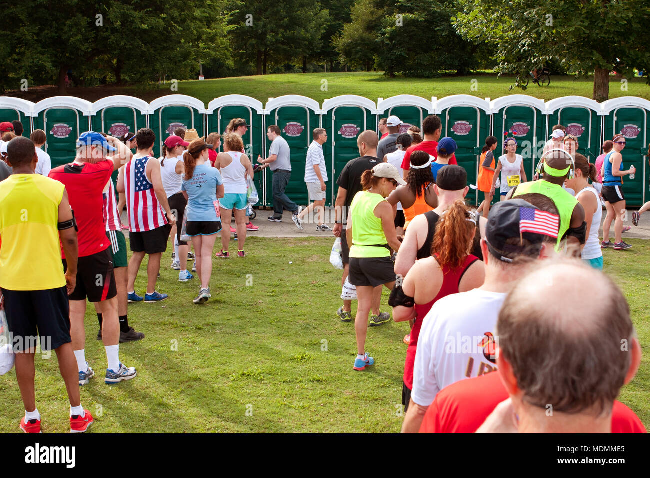 Waiting Line At Toilet High Resolution Stock Photography and Images - Alamy