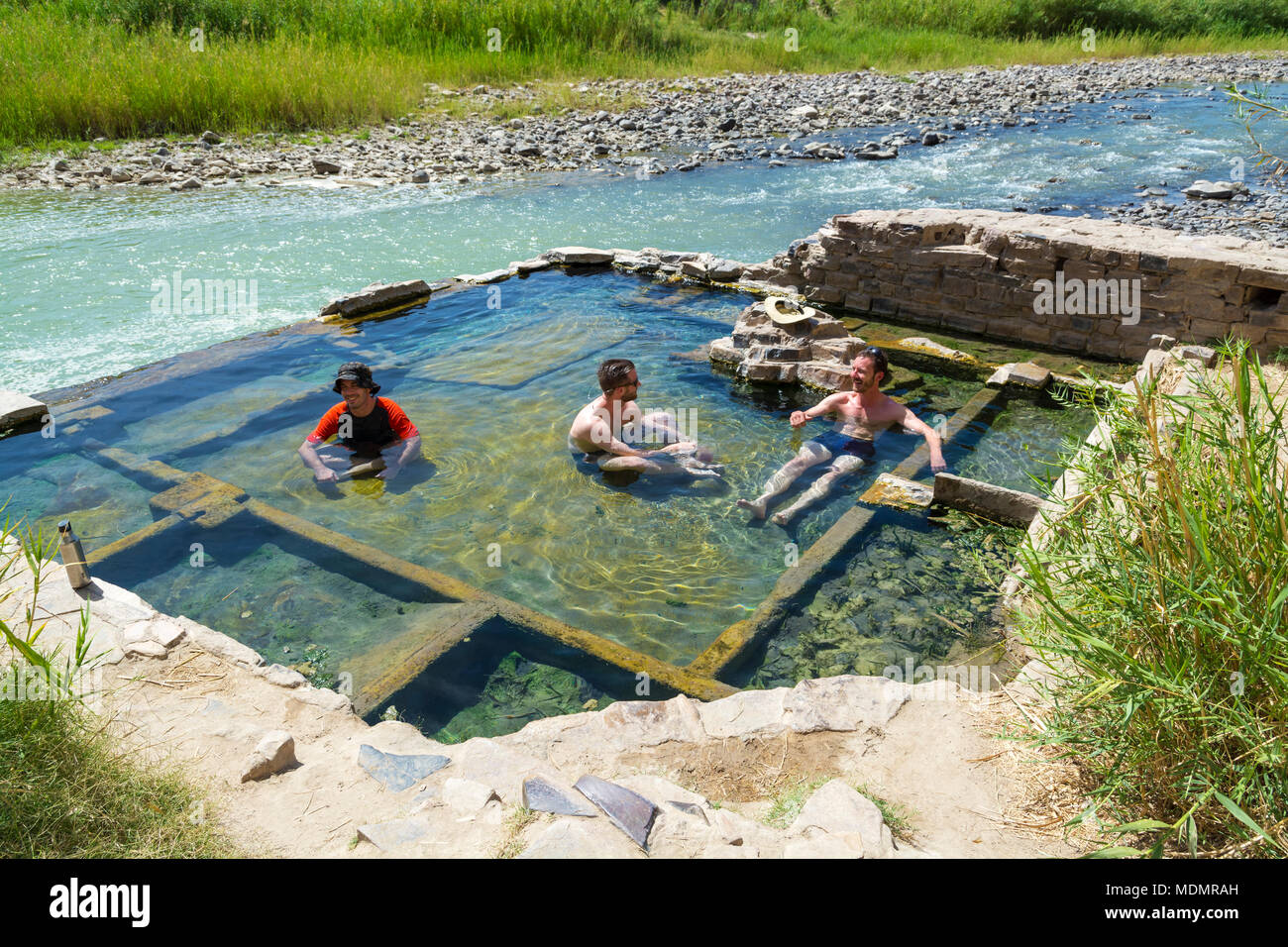 Texas, Big Bend National Park, Hot Springs aka Boquillas Hot Springs