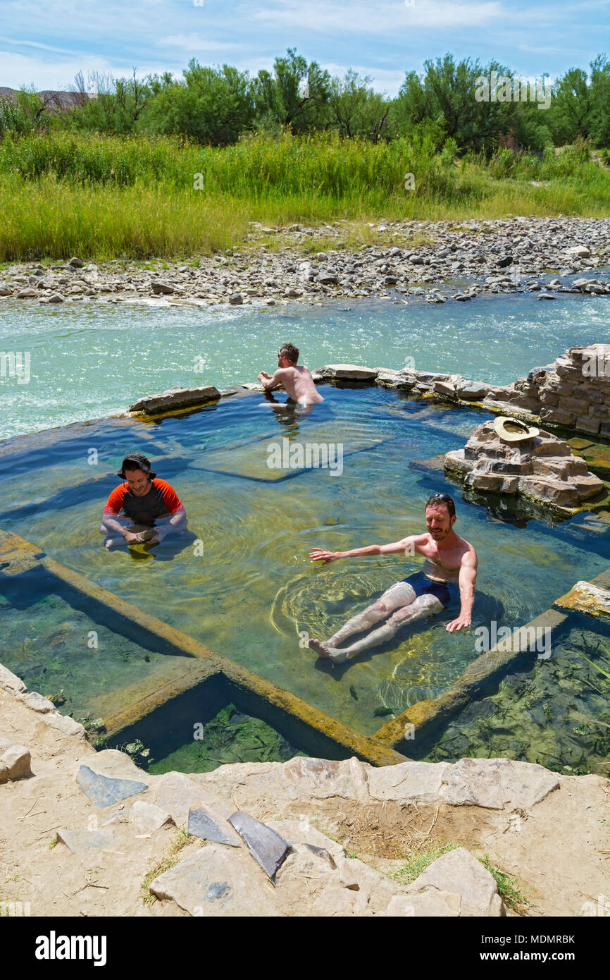 Texas, Big Bend National Park, Hot Springs aka Boquillas Hot Springs