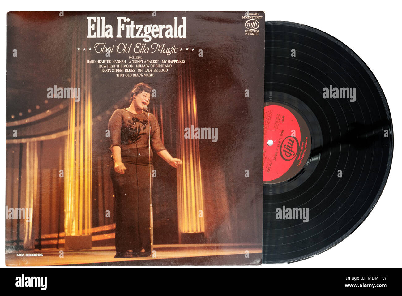 That Old Ella Magic album by Ella Fitzgerald Stock Photo