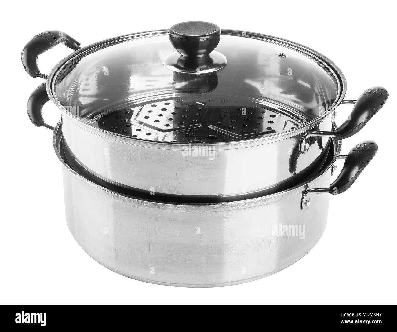 pan. steamer pan on the background Stock Photo Alamy