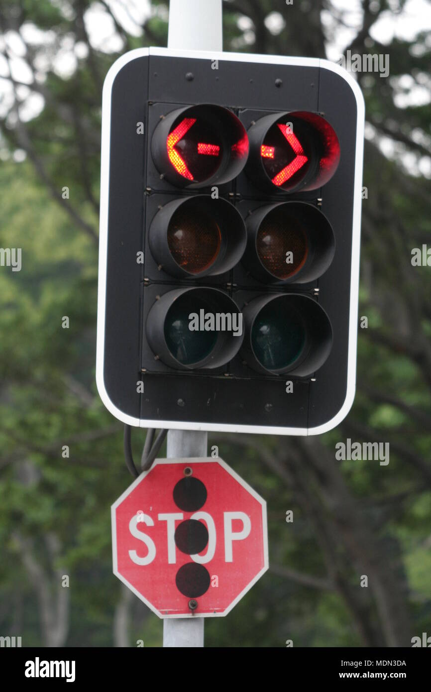 Traffic signal, Sydney, New South Wales, Australia Stock Photo Alamy