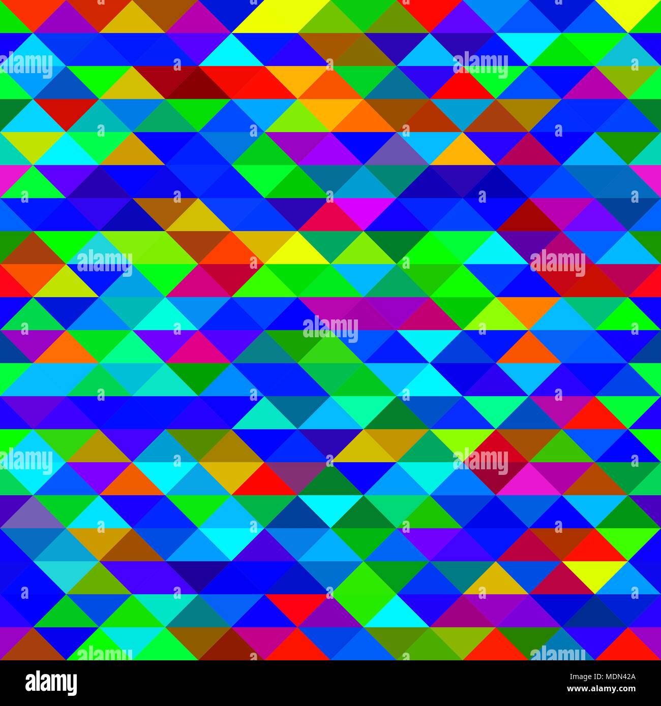 Mosaic triangles texture Stock Vector