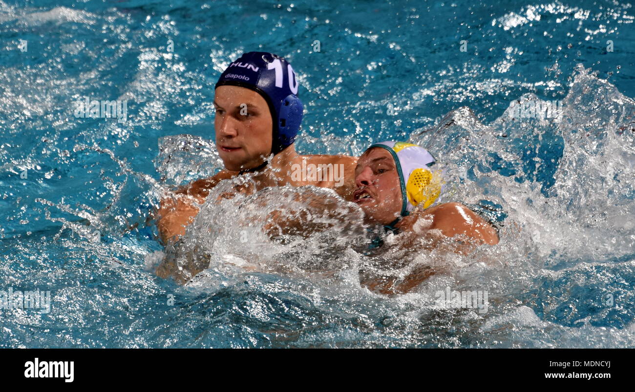 Budapest, Hungary Jul 17, 2017. VARGA Denes (HUN) waterpolo player